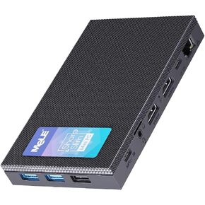 MeLE Quieter 4C N100 Fanless Mini PC 16GB DDR4 512GB NVMe SSD Win 11 Pro in Saudi Arabia