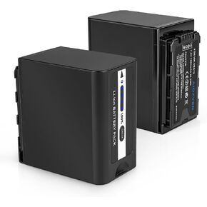 2-Pack VBD78 7800mAh High-Capacity Battery Compatible with Panasonic Camcorder, VW-VBD78 VW-VBD58 VW-VBD29 Battery, AG-VBR89G AG-VBR59, AJ-PX270 AJ-PX298, AG-UX180, HC-X1000 in Kuwait