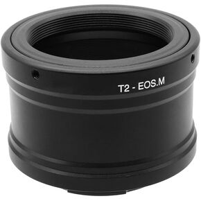 T2-EOS M Lens Adapter Ring for Telescopes Microscopes T/T2(M42×0.75mm) Screw Thread Mount Lens and for Canon EOS EF-M Mount Camera Metal Lens Adapter Ring Manual Focus Adapter Ring Focus Adapter Ring in Saudi Arabia