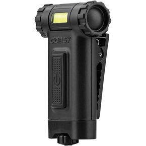 COAST® HX3 80 Lumen Dual Color (White & UV) Magnetic LED Clip Light with Beam Rotation, Black in Saudi Arabia