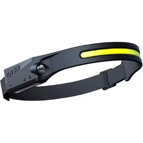 Tactical Headlamp Rechargeable 230° Wide Beam LED Tactical Headlamp, Rechargeable USB-C Headlamp with Motion Sensor, 350 Lumens, IPX4 Waterproof, Head lamp for Camping Essentials, Hiking, Running in Saudi Arabia