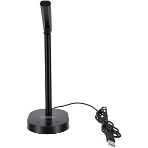 Jiawu USB Condenser Microphone with Noise Cancelling Clear Sound for Online Classes Gaming Streaming 2m Adjustable Desktop Microphone in Saudi Arabia