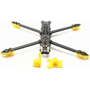 HXBER Mark4 7inch 295mm with 5mm Arm Quadcopter Frame 3K Carbon Fiber 7'' FPV Racing Drone with Yellow Print Parts for DIY FPV in Saudi Arabia