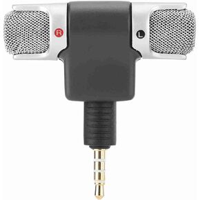 Professional Wireless Microphone for Mobile Phones PC Recorder 3.5mm Stereo Microphone for Digital Media 5.7X X 1.3cm in Saudi Arabia