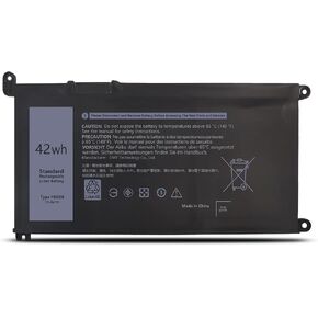 بطارية YRDD6 بقوة 42 وات في الساعة لجهاز Dell Inspiron 15 3000 5000 Series Vostro 5481 in Kuwait