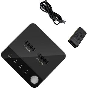 M.2 SSD NVMe M.2 Enclosure Offline Clone Duplicator Dual Bay M.2 SSD NVMe M.2 Enclosure Offline Clone Duplicator in Saudi Arabia