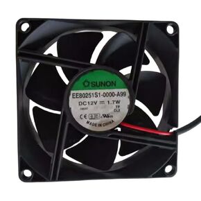 EE80251S1-0000-A99 12V 1.7W 8025 Cooling Fan,80X80X25MM2-Wire in Saudi Arabia