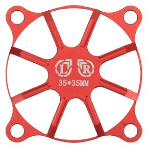Aluminum Compact Engine Cooling Fan Cover for RC Car Heat Dissipation ESC Guard for RC Model Car (Red) in Saudi Arabia
