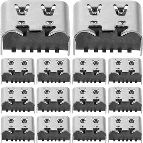 Type-c USB 3.1 PCB Solder Connector 6 Pin Silver Metal in Saudi Arabia