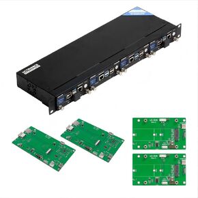 UCTRONICS Raspberry Pi Rack Pro, 2 × M.2 NVMe SSD Base for Pi5, 2 x SATA Shields for Pi4, with 4pcs Safe Shutdown and 0.96" Color LCD in Saudi Arabia
