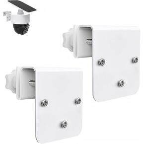 2 Pack Gutter Mount Bracket for Eufy Security SoloCam S340/E30/E42 and 4G LTE Cam S33, Stainless Steel Gutter Mount for Solar Security Camera, No-Drill Installation in Saudi Arabia
