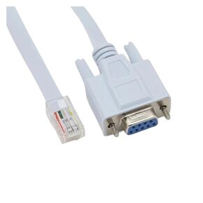 RJ45 Male to DB9 RS232 Female Console Rollover Cord Serial Port Adapter Cord for Network Router Switch Firewall Equipment in Saudi Arabia