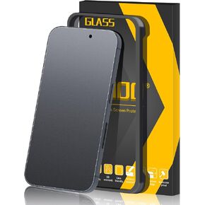[2 Pack] for iPhone 15 Pro Matte Glass Screen Protector, Anti-Glare, Anti-Fingerprint, Install Frame, Anti Scratch, Bubble Free in Saudi Arabia