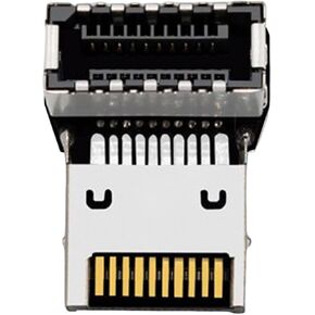 USB3.1 Right Angled Adapter 10Gbps Type E to Type C Connector for Motherboards Builds Vertical USB E to C Adapter in Saudi Arabia