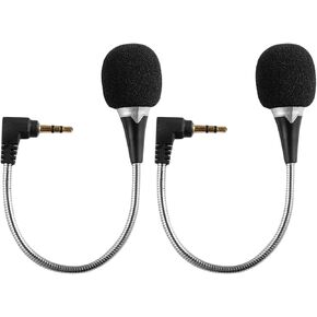 2pcs Mini Condenser Microphone with 3.5mm Jack and Metal in Saudi Arabia