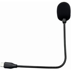 Gooseneck Microphone Type C with IC Chip 20Hz-16KHz Frequency Response Omnidirectional Mic & Windproof Sponge Sleeve Flexible Gooseneck Mic in Saudi Arabia