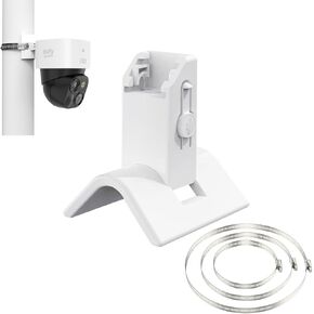 Tonton Security Pole Mount Compatible with Eufy SoloCam S340/E30/E42 & 4G LTE Cam S330 – Adjustable No-Drill Outdoor Camera Mount with 3 Stainless Steel Clamps (10CM / 15CM / 20CM Diameter) in Saudi Arabia