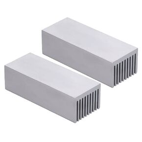MAVIS LAVEN Aluminum Heatsink 100x40x30mm, 2 Pack Anodized (with Thermal in Saudi Arabia