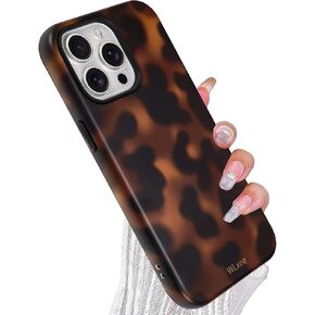 for iPhone 17 Pro Max Case Aesthetic Tortoise Shell Leopard Pattern in Saudi Arabia