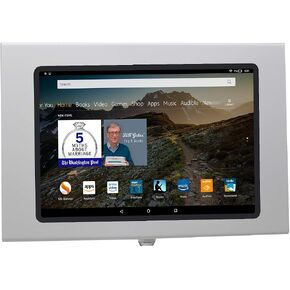 Locking Anti-Theft Metal Case for Amazon Fire HD 8 2016/2017/2018 used as Kiosk, POS, Store, Show Display, Time Clock (Black, VESA & Wall Mount) in Kuwait