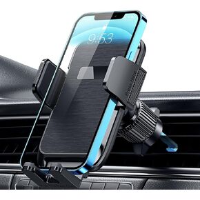 Qifutan Phone Mount for Car Vent [Upgraded Metal Clip] Cell Phone Holder Car Hands Free Cradle in Vehicle Car Phone Holder Mount for Smartphone, iPhone, Cell Phone Automobile Cradles Universal in Saudi Arabia