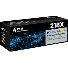 218A Toner Cartridges 4 Pack Compatible for HP 218A 218X Toner in Saudi Arabia