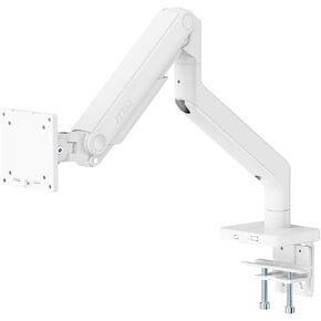 MSI MAG MT201 - Premium Heavy Duty Single Monitor Stand Arm, Supports 17-49" Screens and 44 lbs, VESA Compatible, Adjustable Spring Assisted Mount, Clamp & Grommet, Quick Release Plate - Black in Saudi Arabia