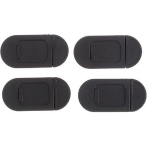 4 Piece Webcam Cover Slider for Laptop Desktop Privacy Black in Saudi Arabia