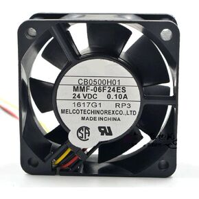 CA1638H01 DC 24V 0.1A 6025 6CM 606025mm 3 Wires MMF-06F24ES Low Power Inverter Cooling Fan in Saudi Arabia
