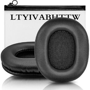 Replacement Ear Pads Compatible with ATH M50X M40X | Also Fits MDR 7506 / MDR V6 / MDR CD900ST / Stealth 600 & More | Ear Pads with Enhanced Memory Foam (Black) in Saudi Arabia