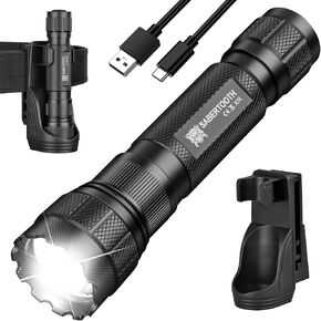 Rechargeable LED Police Tactical Flashlights High Lumens for Duty Belt in Saudi Arabia