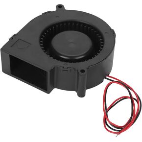 Agatige Cooling Blower Fan, 12V 2.85A Centrifugal Double Ball Turbo Blower Cooling Fan High Air Volume and Speed Furnace Turbine Air Blower Cooling Fan in Saudi Arabia