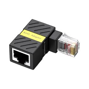 RJ45 Ethernet Adapter 90Degree Angled Cat6 Shielded Extender in Saudi Arabia