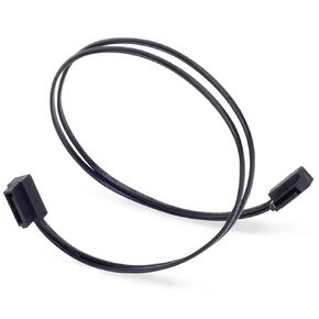CP11B-300 SATA Cable with Lateral 90 Degree Angled SATA Connector 6Gb/s 30cm Black in Saudi Arabia