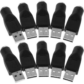10pcs Legacy Port to USB Adapter Converter for Mouse and Keyboard in Saudi Arabia