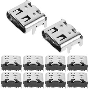 200pcs USB Type C 3.1 16pin Female Socket Metal PCB Mount in Saudi Arabia