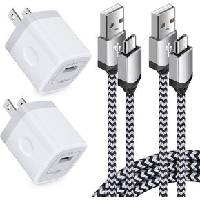 USB Wall Charger Micro USB Cable,Charging Block Plug with Android Fast Cord in Saudi Arabia