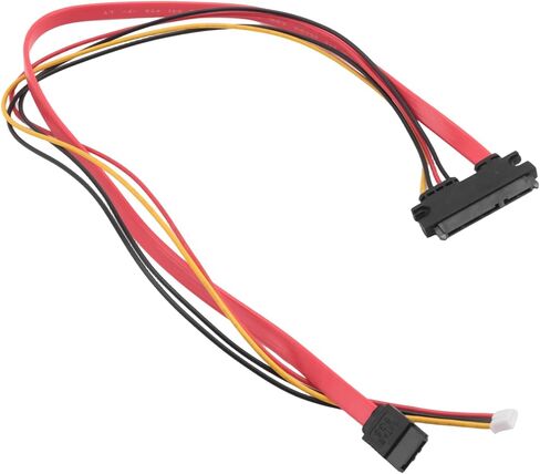 Hard Drive Data Power Supply Integrated Cable Small 4Pin Female & SATA 3.0 Male to SATA 22Pin(7+15Pin) Data Power Cable in Saudi Arabia