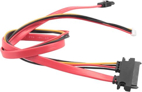Hard Drive Data Power Supply Integrated Cable Small 4Pin Female & SATA 3.0 Male to SATA 22Pin(7+15Pin) Data Power Cable in Saudi Arabia