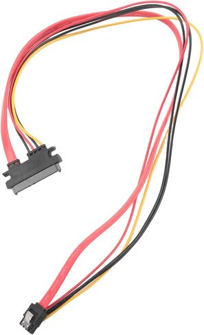 Hard Drive Data Power Supply Integrated Cable Small 4Pin Female & SATA 3.0 Male to SATA 22Pin(7+15Pin) Data Power Cable in Saudi Arabia
