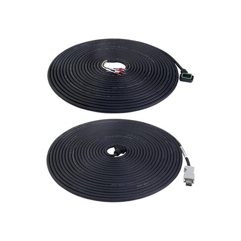10m Length Motor and Encoder Cable with Connectors Kit for A6 Series 17-bit Servo Motor with Brake in Saudi Arabia