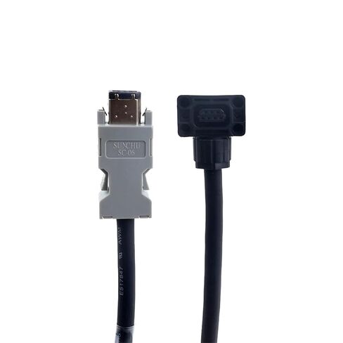 1 pcs 5M Motor and Encoder Cable with Connectors Kit for A6 Series 17-bit Servo Motor in Saudi Arabia
