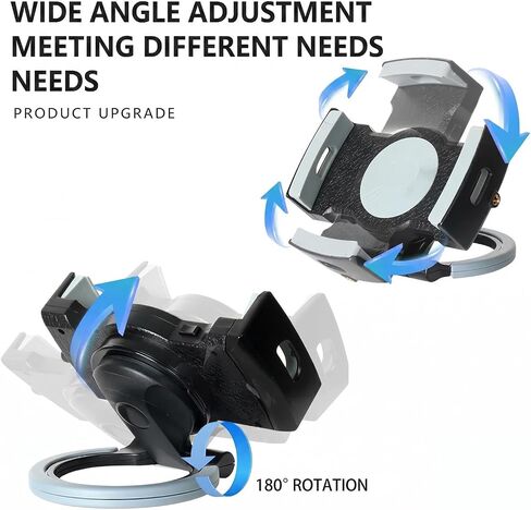 Tablet Stand, 360° Swivel POS Holder for 6"-13" iPad & Tablets, Black in Saudi Arabia