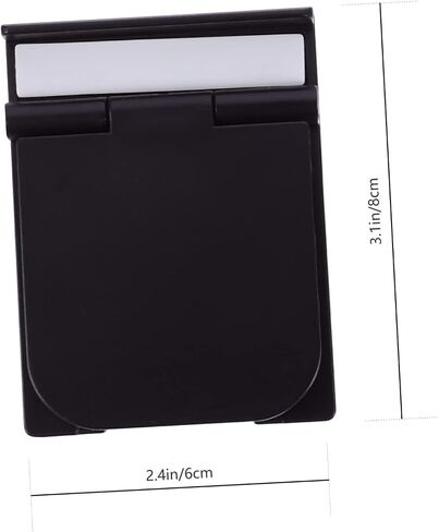 Angoily Adjustable Desktop Phone and Tablet Stand Portable 2-Piece Cell Phone Holder Compatible and Tablets Black and Grey Multi-Angle Folding Design in Saudi Arabia