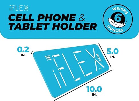 حامل الهاتف الخليوي القابل للتعديل وحامل الكمبيوتر اللوحي من iFLEX للعمل والمنزل - حامل هاتف مرن حامل iPhone مثالي لمكالمات الفيديو والتعليق - أزرق سماوي 2-Pack in Kuwait