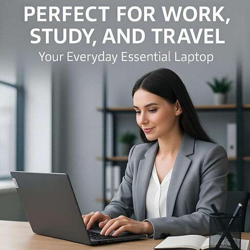 Customized Lenovo V15 Business Laptop 2026 Edition, Powerful Intel Processor, 15.6" FHD Display, 8GB / 16GB / 32GB DDR5 RAM, 256GB / 512GB / 1TB / 2TB SSD, Wi-Fi 6, RJ-45, Windows 11 Pro in Kuwait