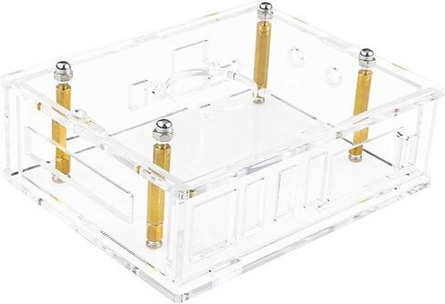 Acrylic Enclosure Case House with Cooling Fan for Pi 5 Plus in Saudi Arabia