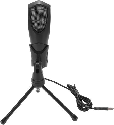 Gaming USB Microphone, RGB Condenser Computer Mic with Tripod Stand, Desk Noise Reduction Mic for Gaming Streaming Podcasting Recording Singing, Plug and Play in Saudi Arabia