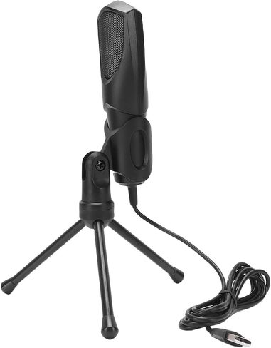 Gaming USB Microphone, RGB Condenser Computer Mic with Tripod Stand, Desk Noise Reduction Mic for Gaming Streaming Podcasting Recording Singing, Plug and Play in Saudi Arabia