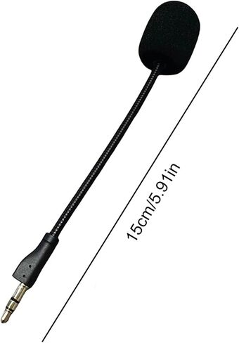 Microphone for Headse 2pcs Replacement 3.5mm Microphone Game Headset Mic MIC Boom Flexible for Gaming Headsets in Saudi Arabia
